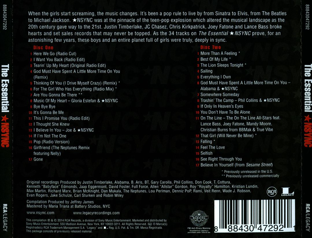 Essential *NSYNC cover art