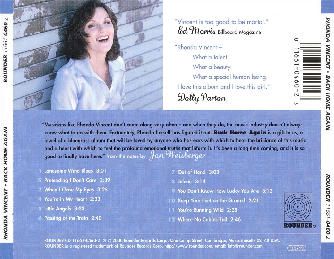 Back Home Again cover art