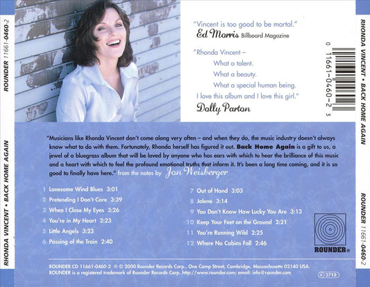 Back Home Again cover art
