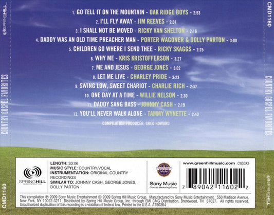 Country Gospel Favorites [CMD] cover art