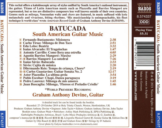 Batucada: South American Guitar Music cover art