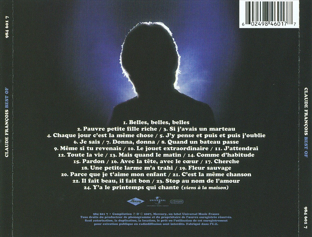 Best of Claude François [Mercury 2007] cover art