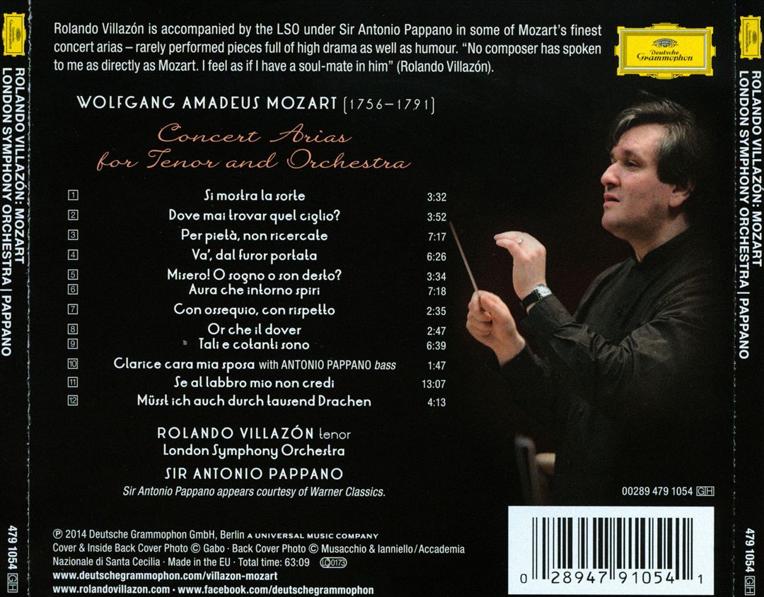 Mozart: Concert Arias cover art