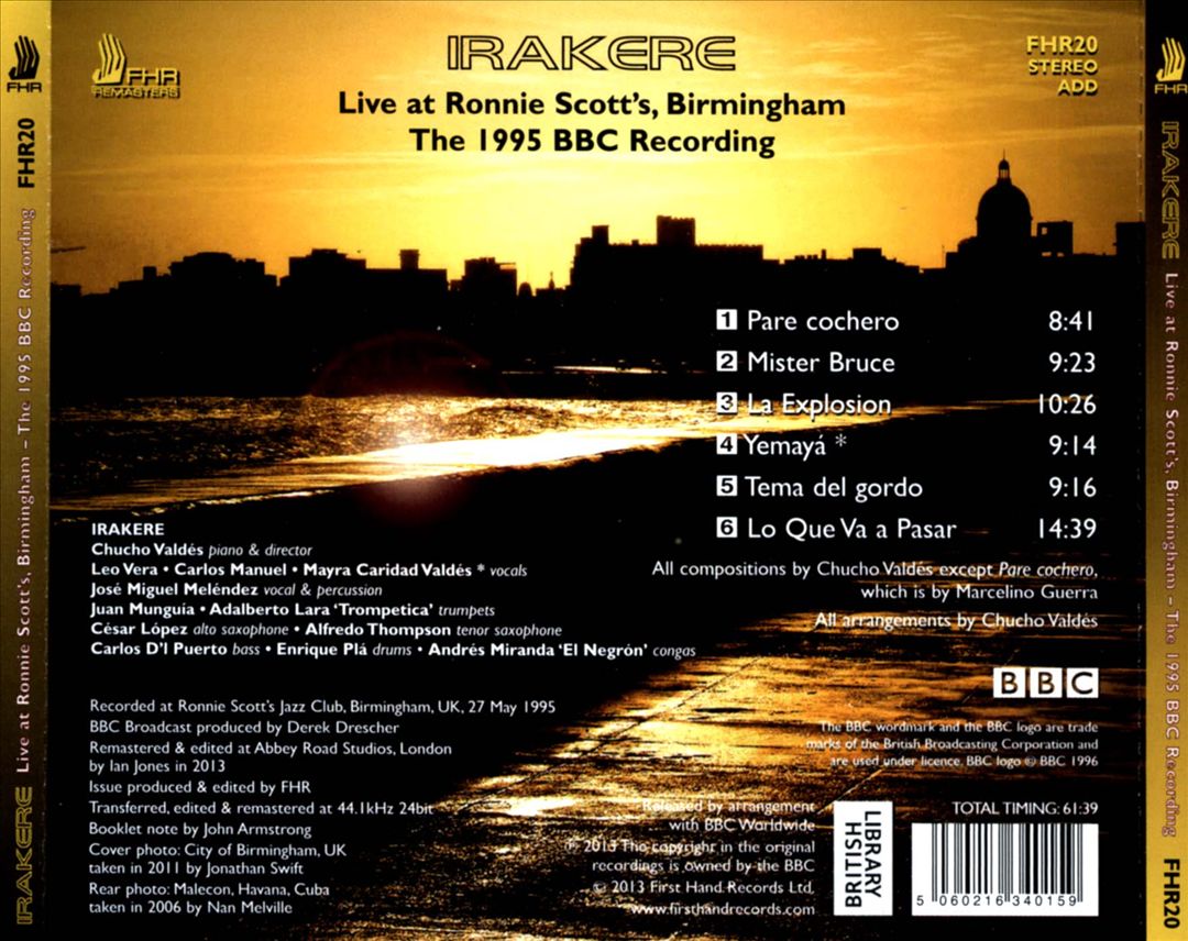 Live at Ronnie Scott's cover art