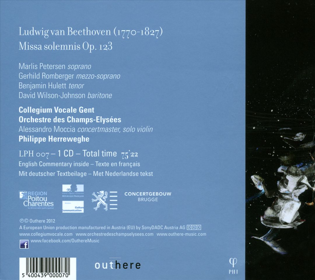 Ludwig van Beethoven: Missa Solemnis cover art
