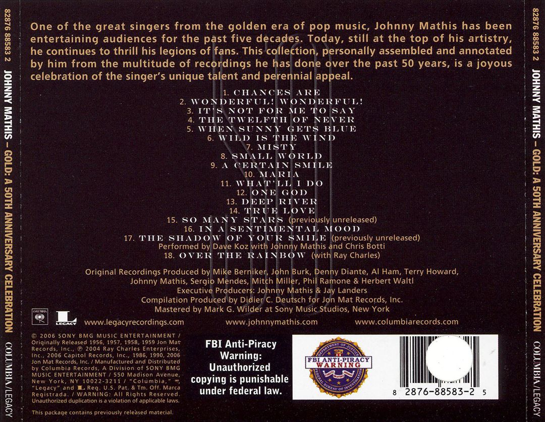Gold: A 50th Anniversary Celebration cover art