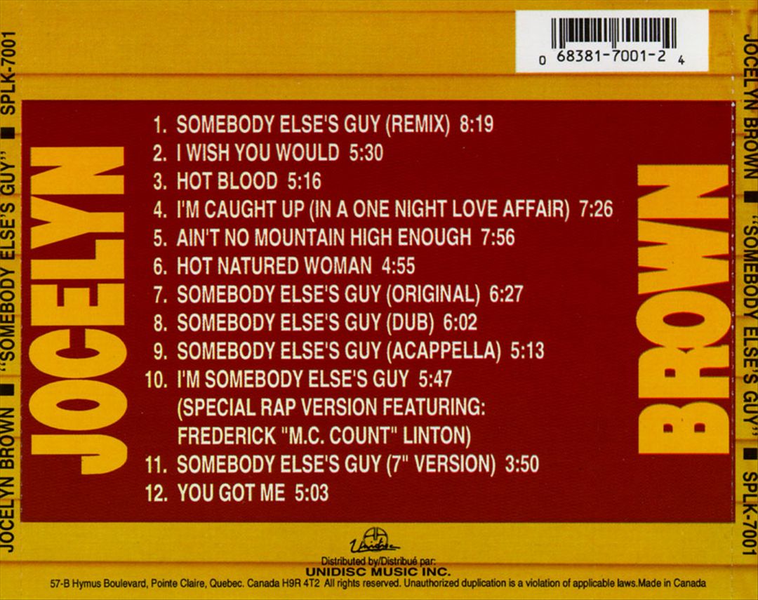 Somebody Else's Guy cover art