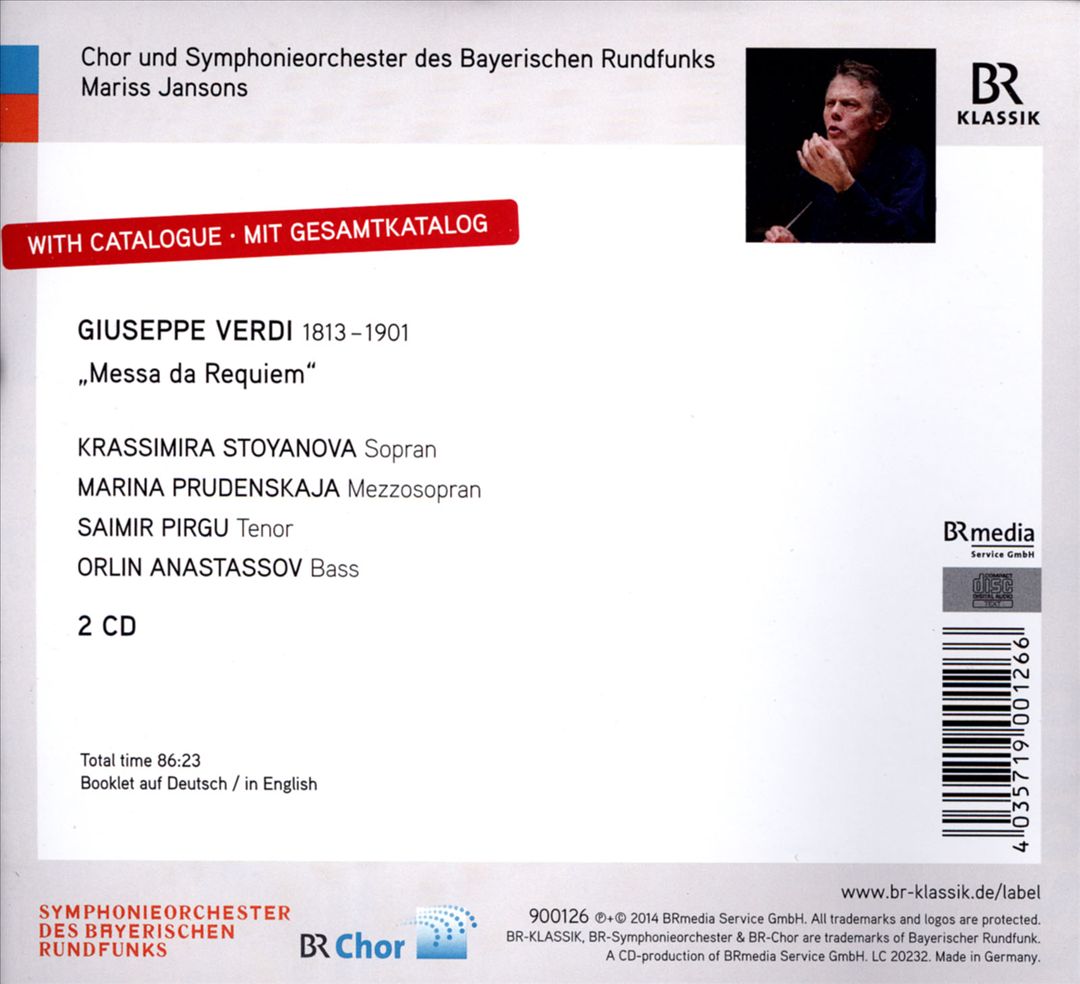 Giuseppe Verdi: Messa da Requiem cover art