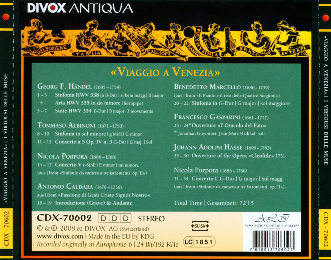 Viaggio a Venezia cover art