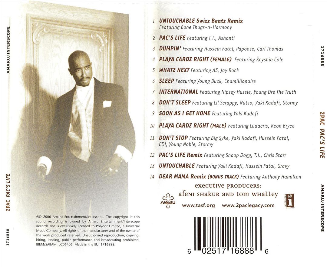 Pac's Life [Bonus Track] cover art