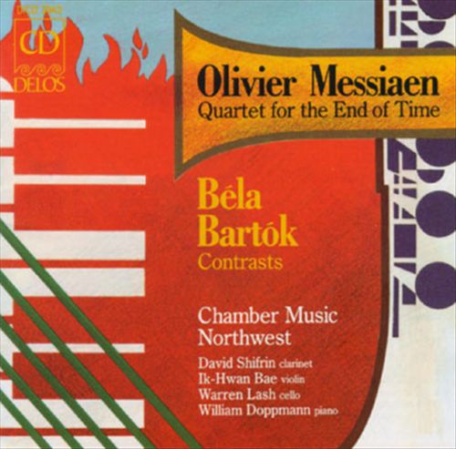 Olivier Messiaen: Quartet for the End of Time; Bartók: Contrasts cover art