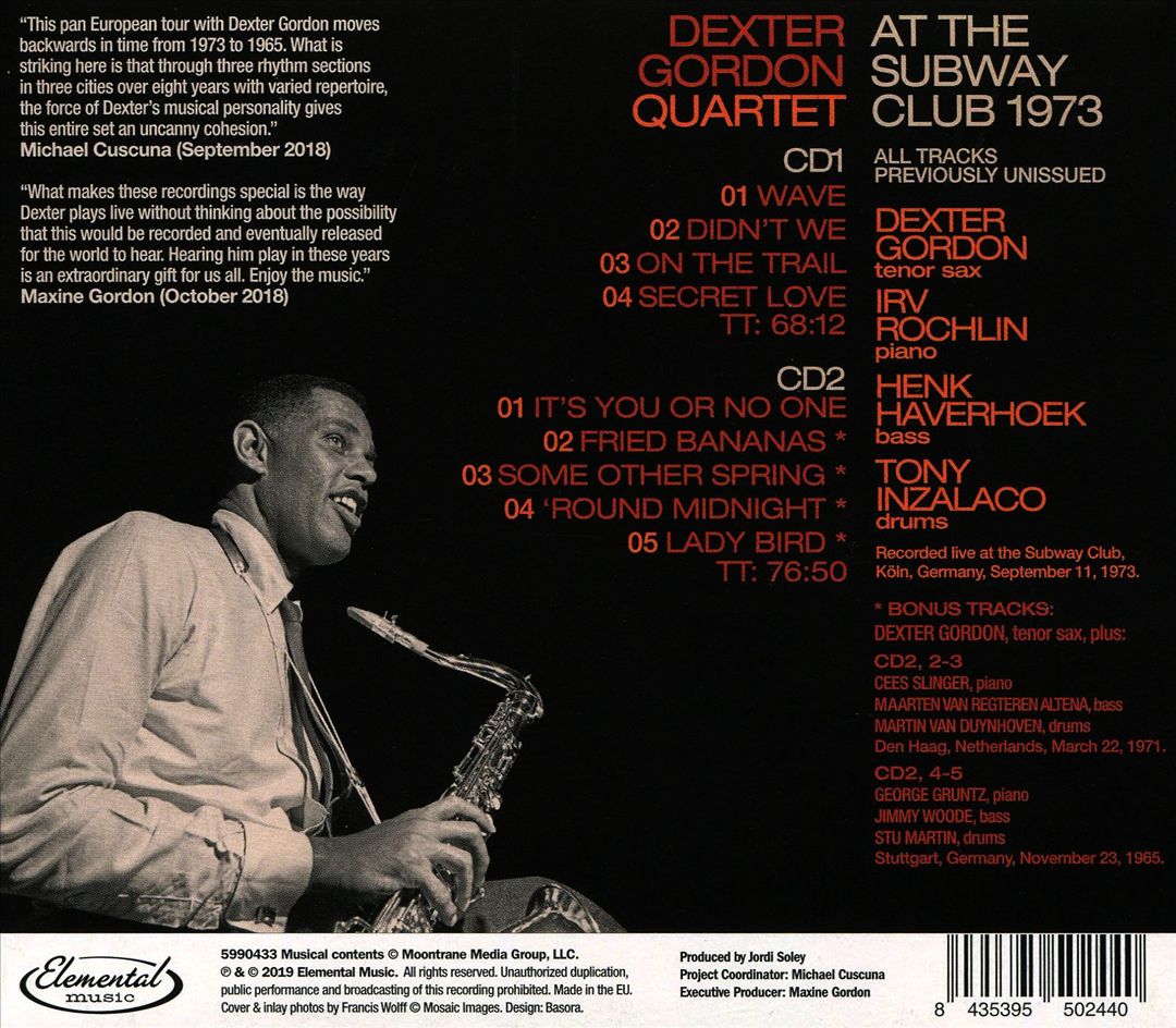 At the Subway Club 1973 cover art