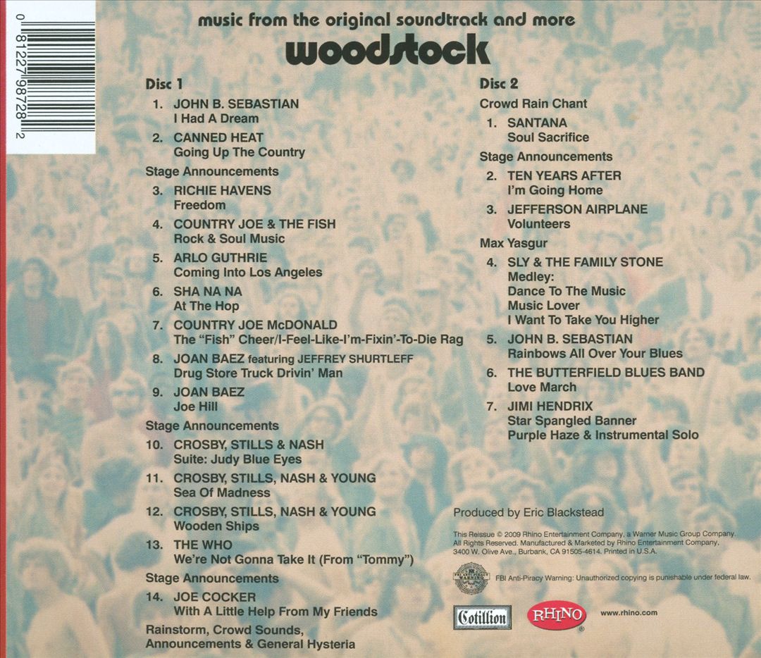 Woodstock cover art