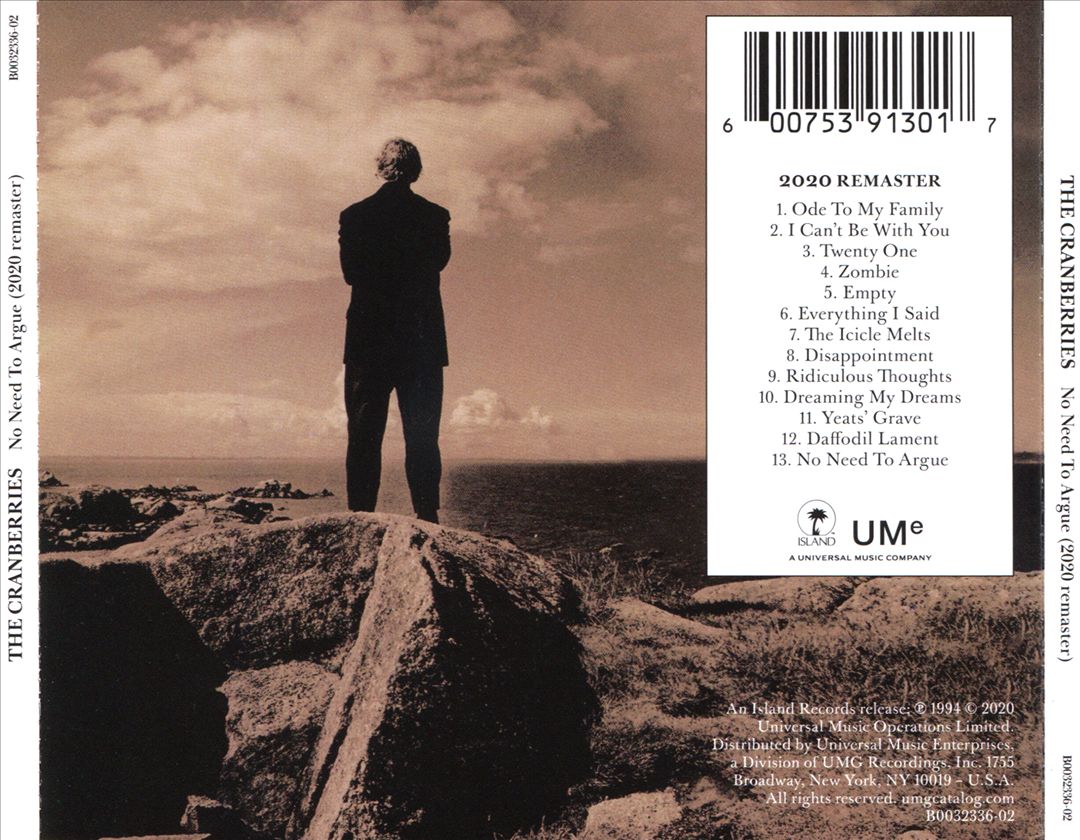 No Need To Argue cover art