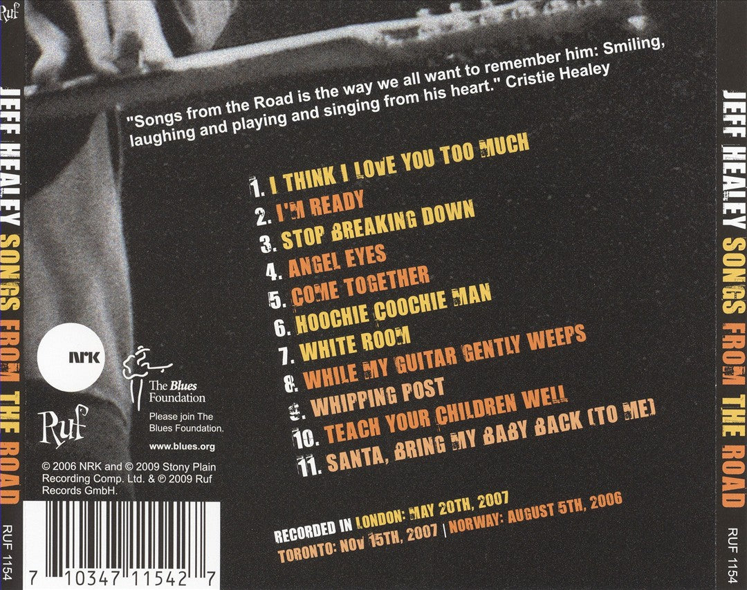 Songs from the Road cover art