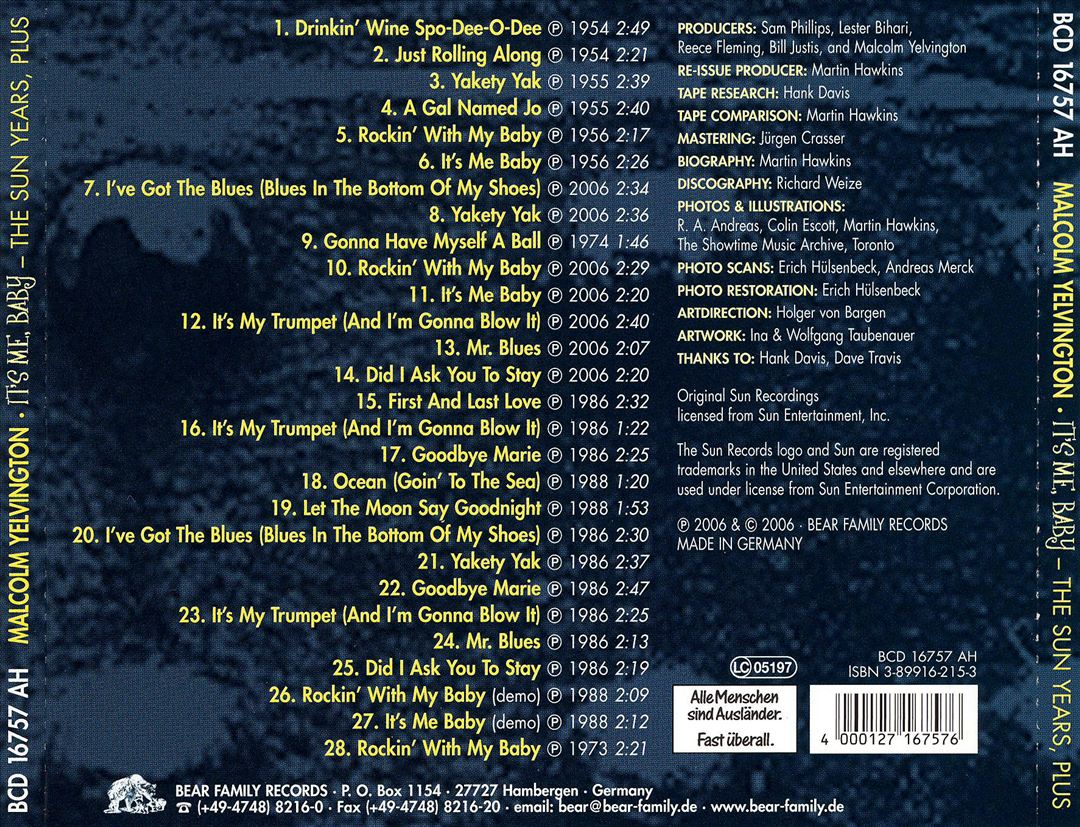 It's Me Baby: The Sun Years, Plus cover art