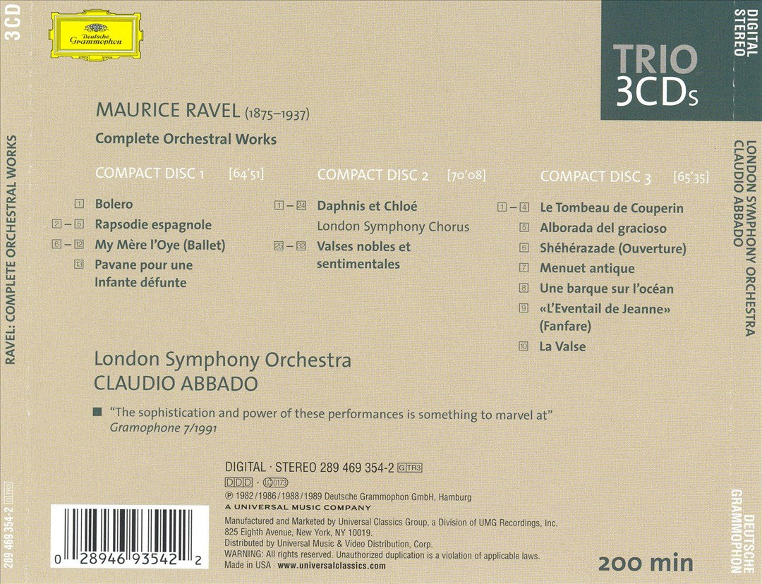 Ravel: Complete Orchestral Works cover art