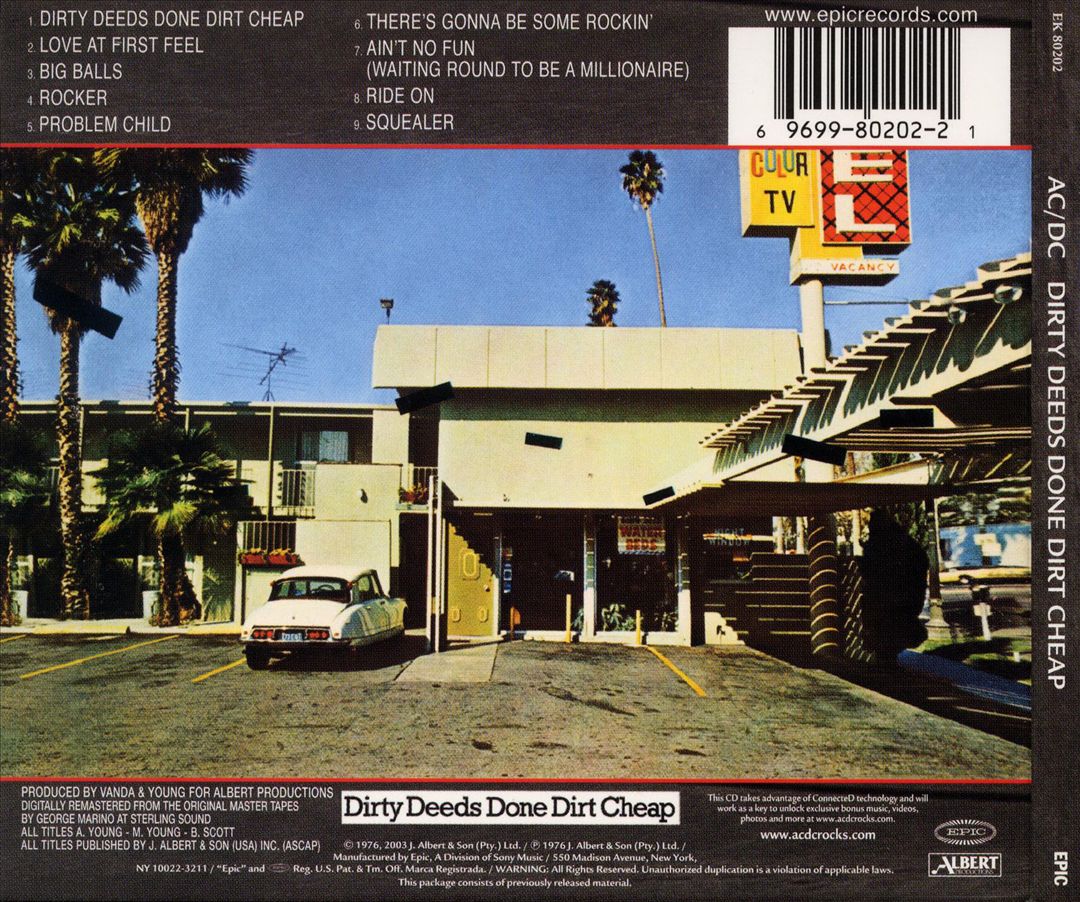 Dirty Deeds Done Dirt Cheap cover art