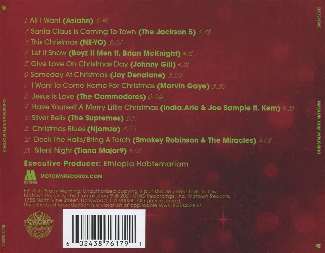 Christmas With Motown cover art