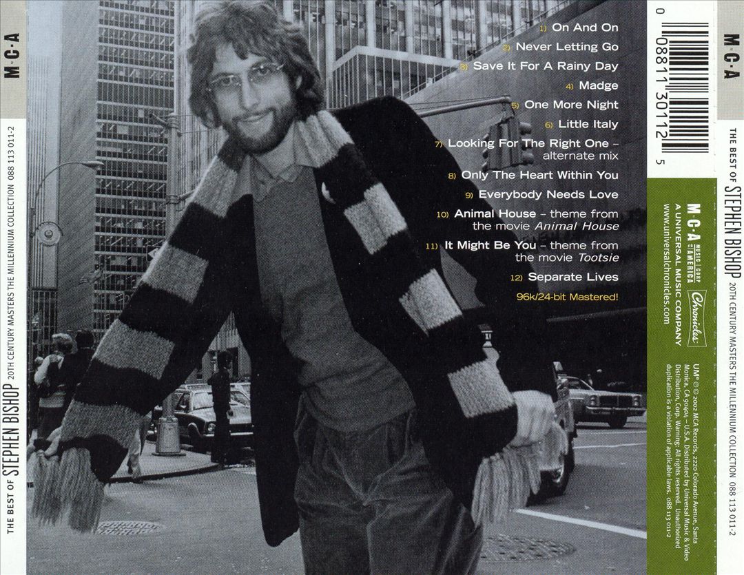 Best of Stephen Bishop: 20th Century Masters/The Millennium Collection: Stephen Bishop cover art