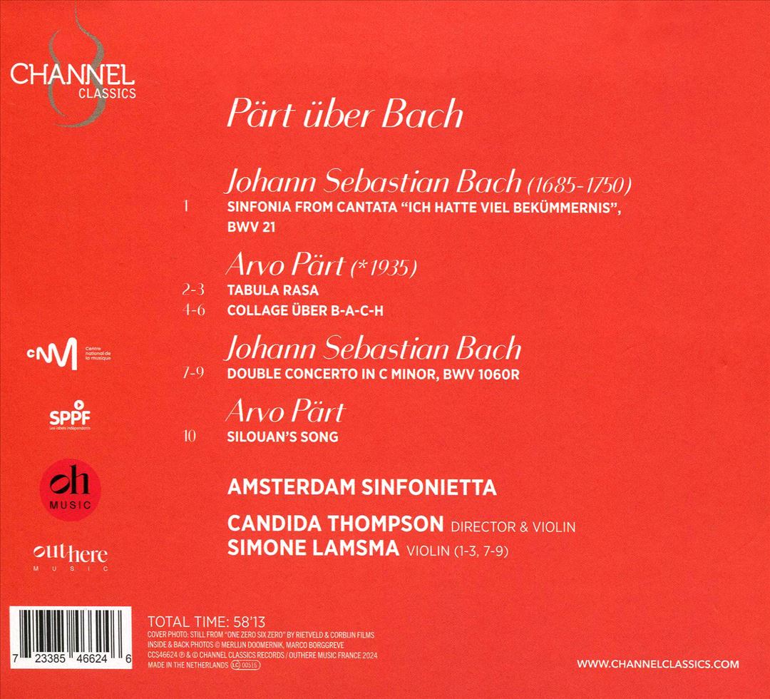 Pärt über Bach cover art
