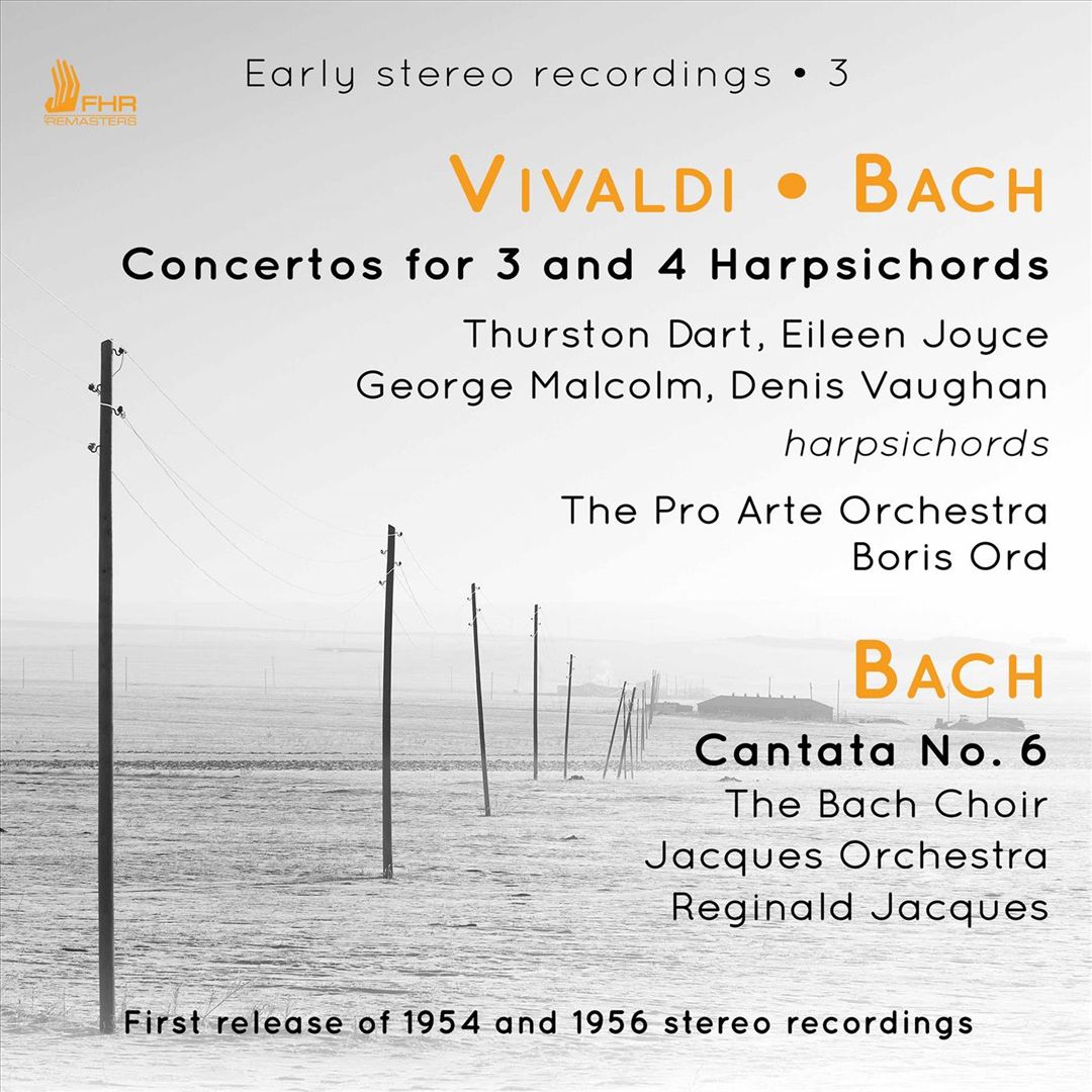 Vivaldi, Bach: Concertos for 3 and 4 Harpsichords; Bach: Cantata No. 6 cover art