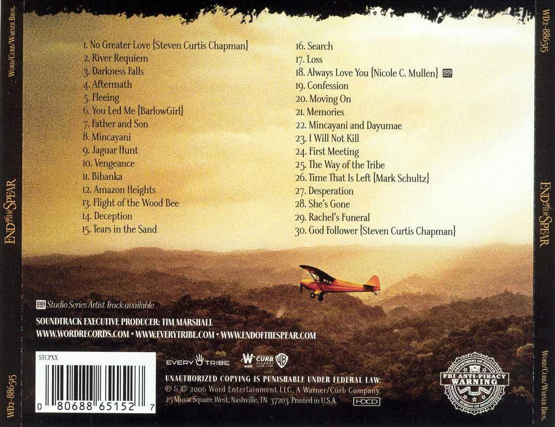 End of the Spear [Original Motion Picture Soundtrack] cover art