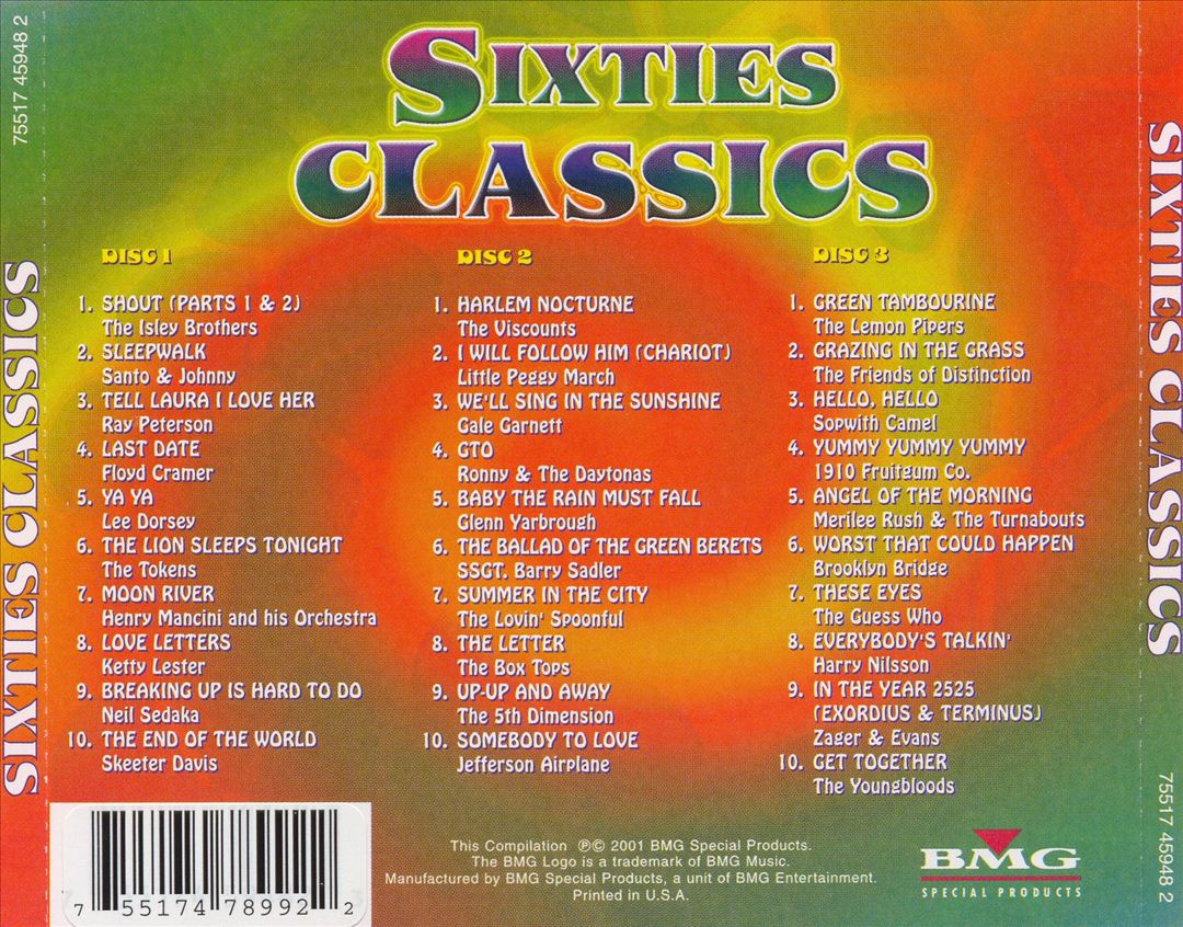 Sixties Classics [BMG] cover art