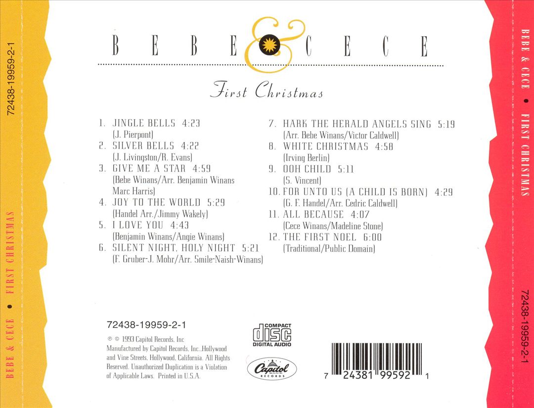 First Christmas cover art