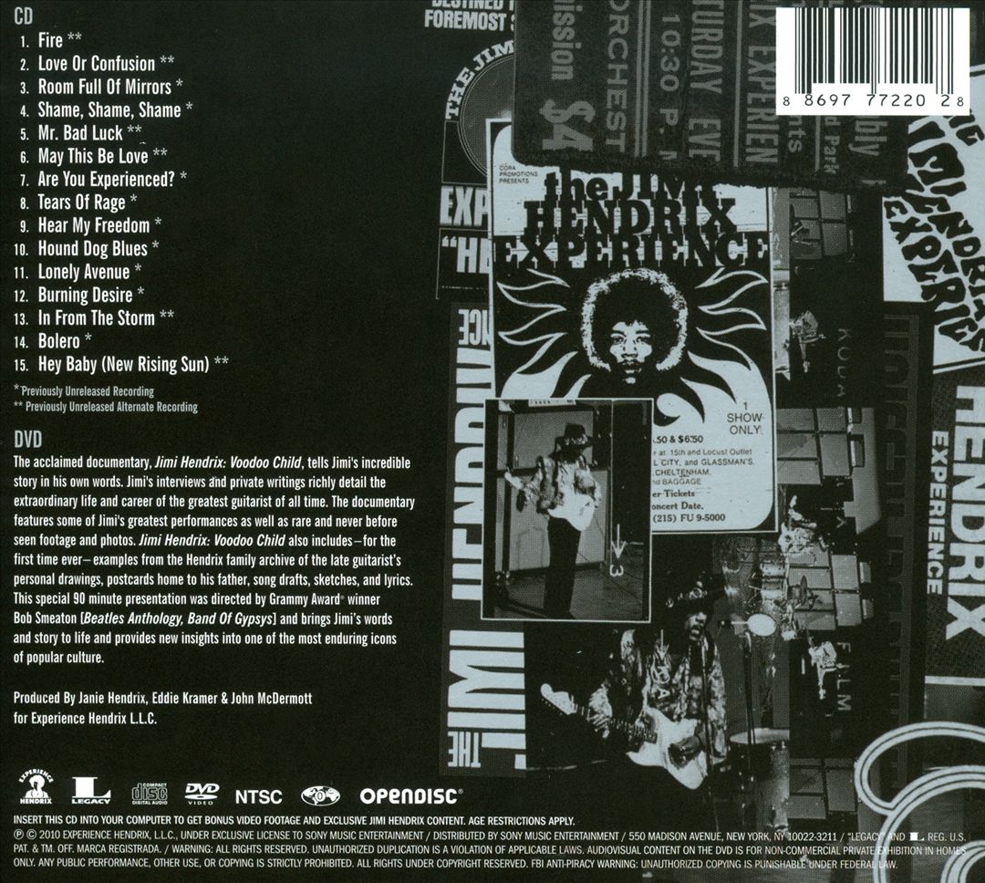 West Coast Seattle Boy: The Jimi Hendrix Anthology [CD/DVD] cover art