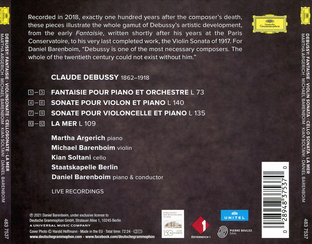 Claude Debussy cover art