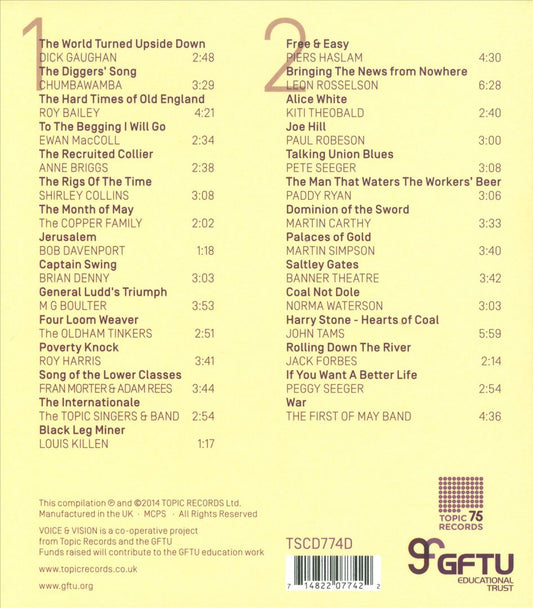 Voice + Vision: Songs of Resistance, Democracy & Peace cover art