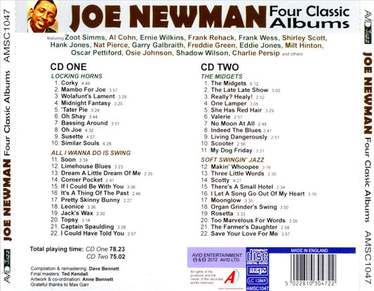 Four Classic Albums: Locking Horns/All I Wanna Do Is Swing/The Midgets/Soft Swingin' Jazz cover art