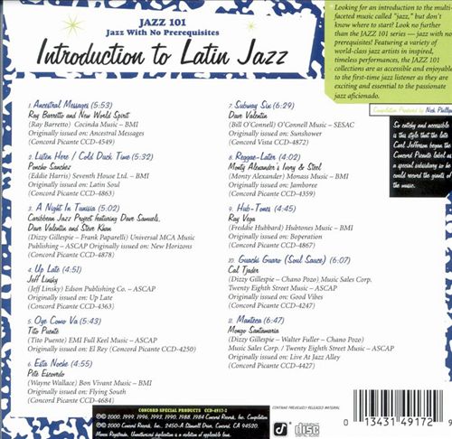 Jazz 101: Introduction to Latin Jazz cover art