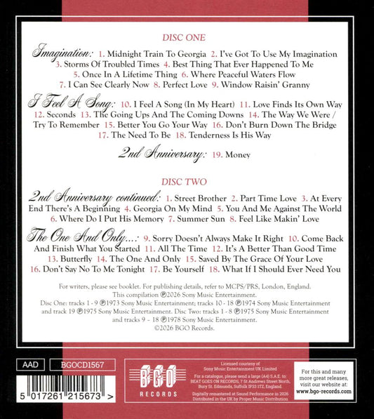 Imagination/I Feel a Song/2nd Anniversary/The One and Only... Plus Bonus Tracks cover art