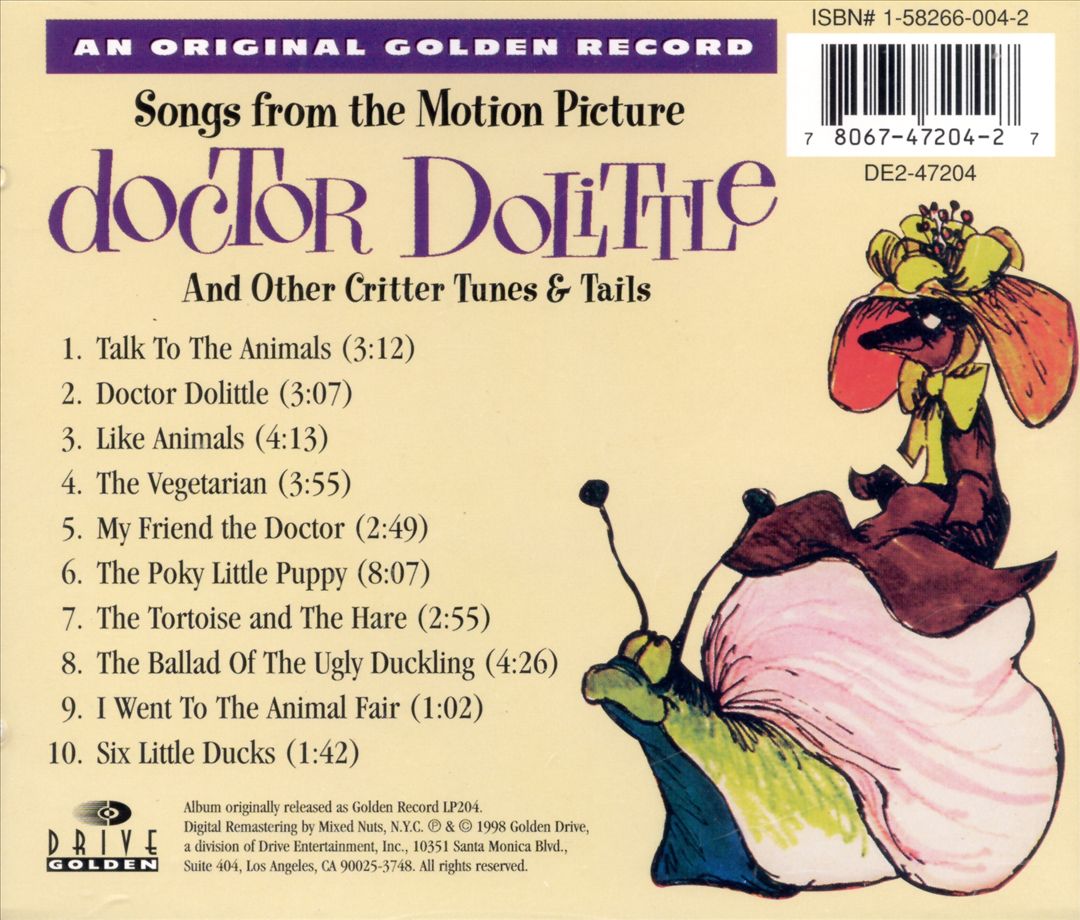 Doctor Dolittle cover art