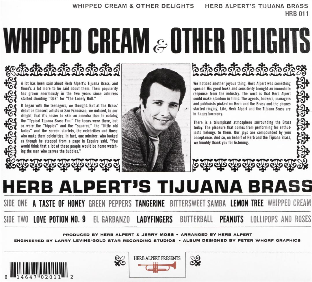 Whipped Cream & Other Delights [CD] cover art