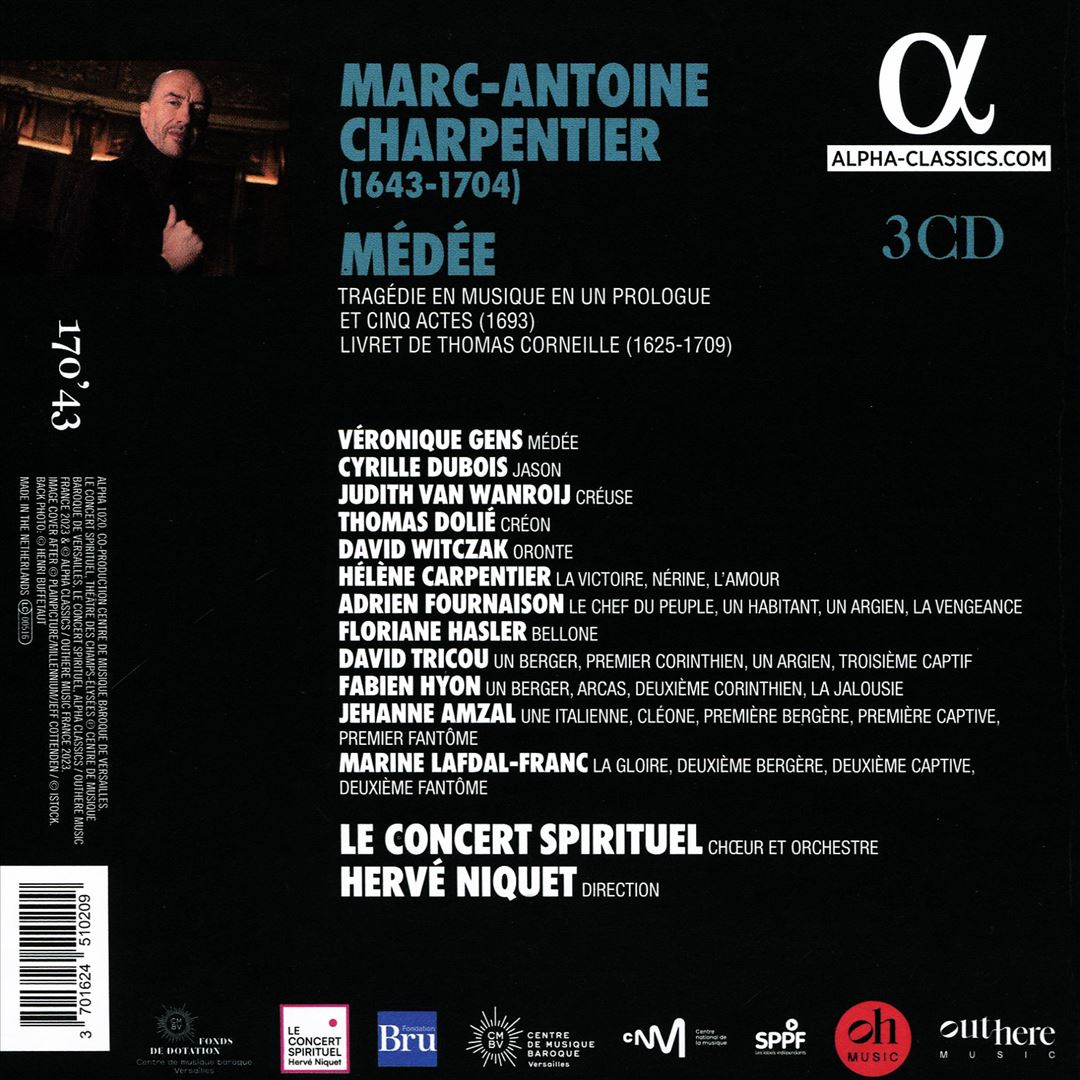 Charpentier: Médée cover art