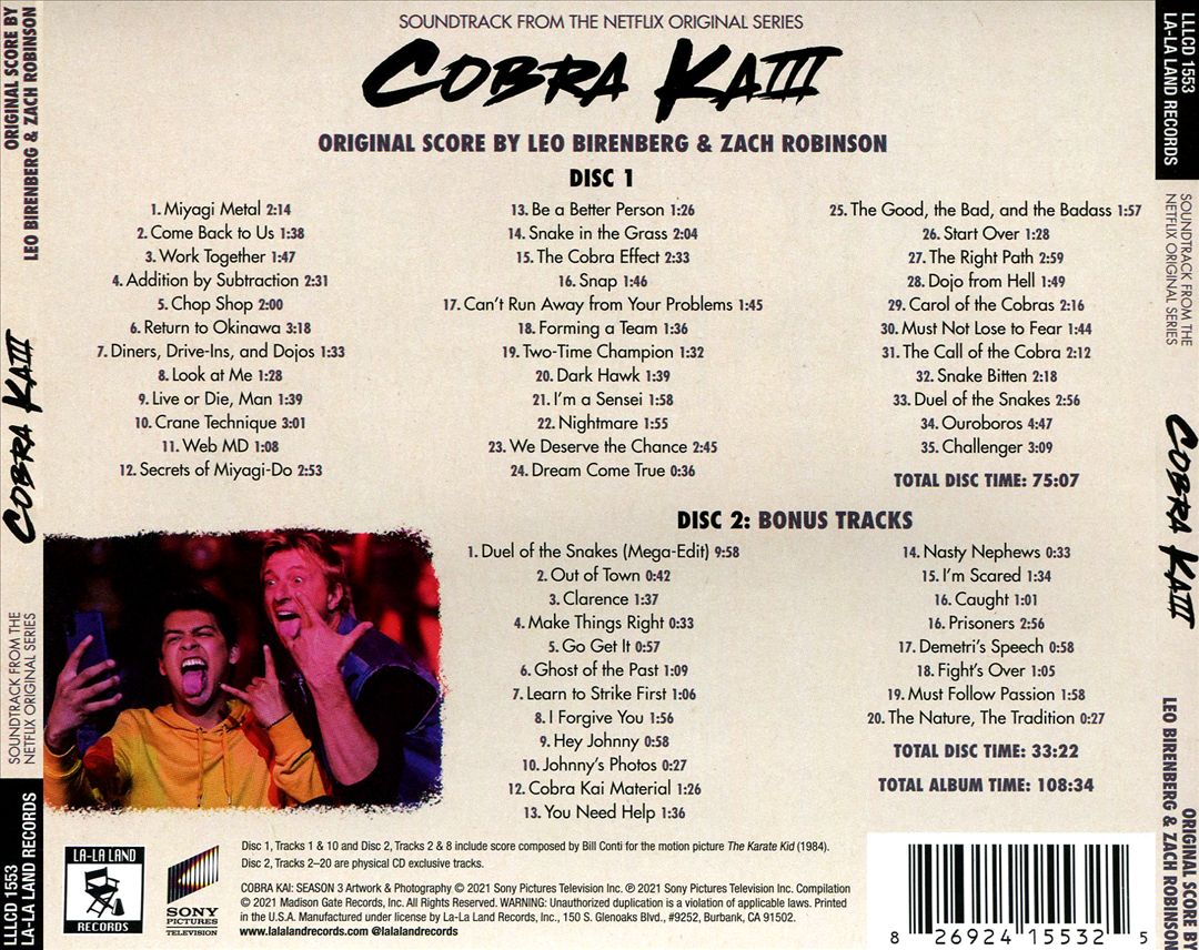 Cobra Kai 3 [Original Score] cover art