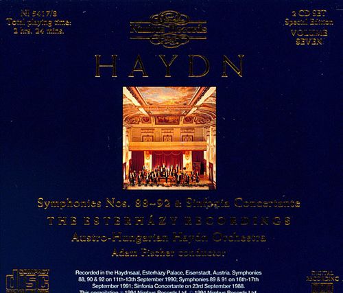 Haydn: Symphonies Nos. 88-92; Sinfonia Concertante cover art