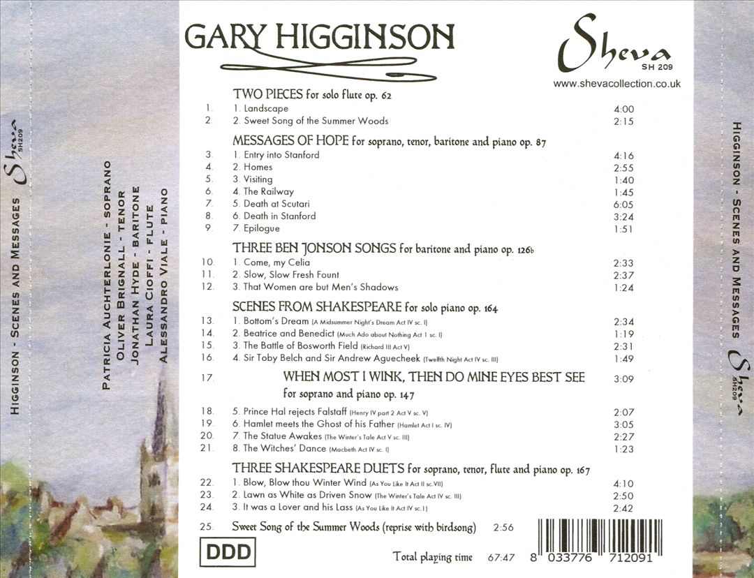 Gary Higginson: Scenes and Messages cover art