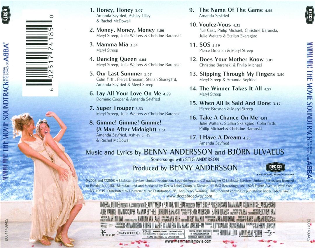 Mamma Mia! [Original Soundtrack] cover art