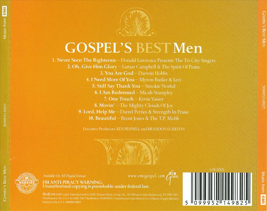 Gospel's Best Men cover art