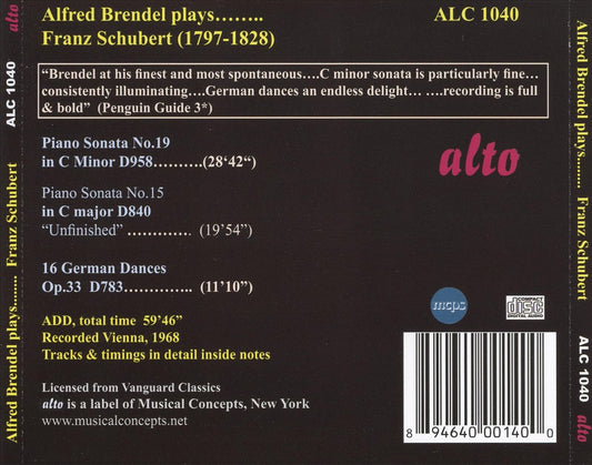 Schubert: Piano Sonatas Nos. 19 & 15; German Dances cover art
