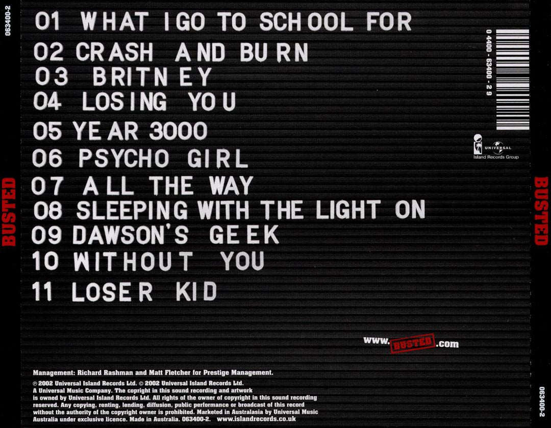 Busted [2002] cover art