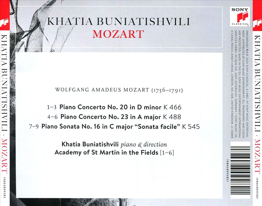 Mozart: Piano Concertos Nos. 20 & 23 cover art