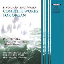Einojuhani Rautavaara: Complete Works for Organ cover art