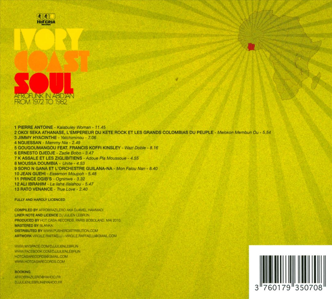 Ivory Coast Soul: Afrofunk in Abidjan from 1972 to 1982 cover art