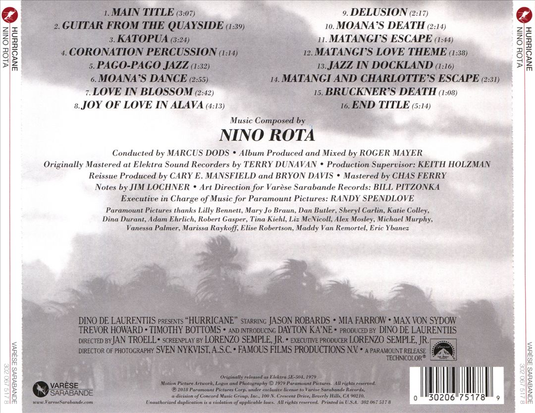 Hurricane [Original Motion Picture Soundtrack] cover art