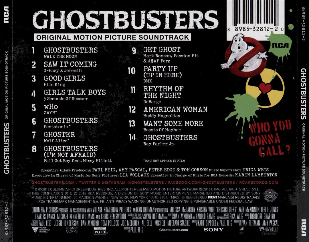 Ghostbusters [2016] [Original Motion Picture Soundtrack] cover art